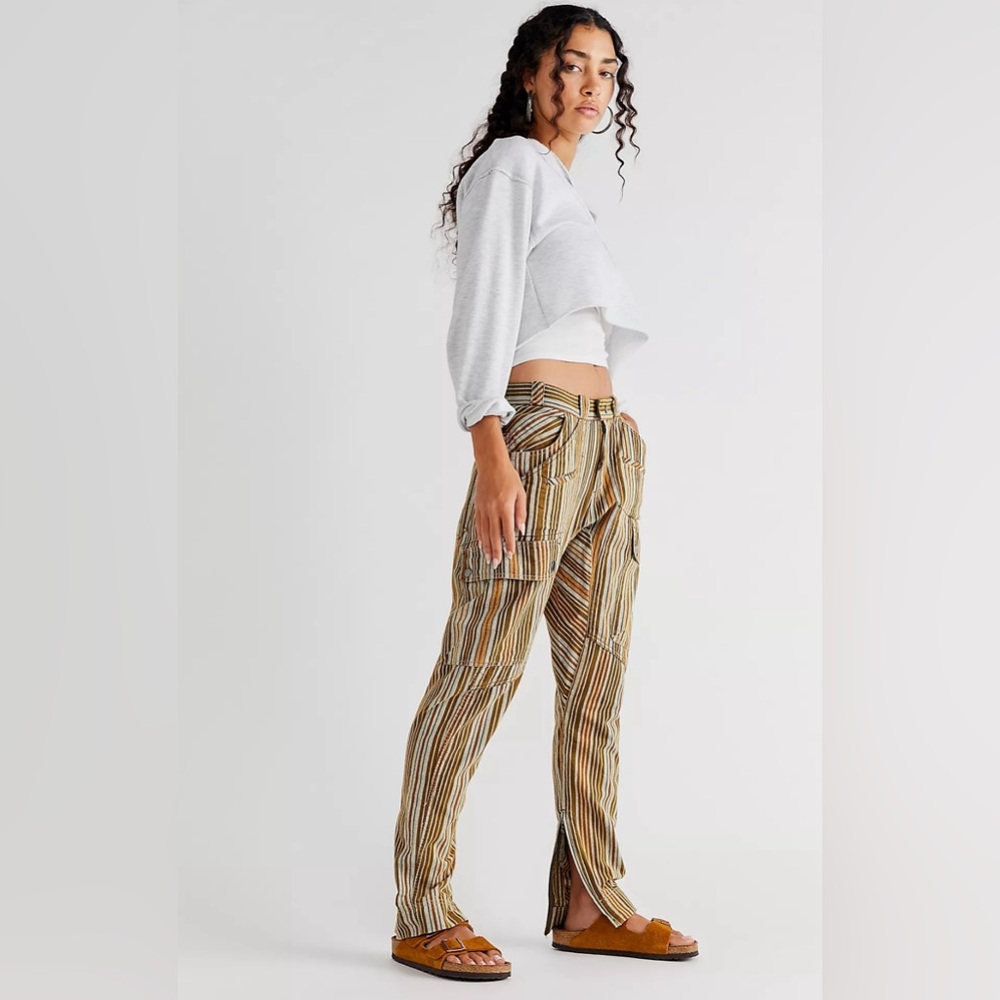 NWT Free People Break The Rules Slim Pants - Size 0